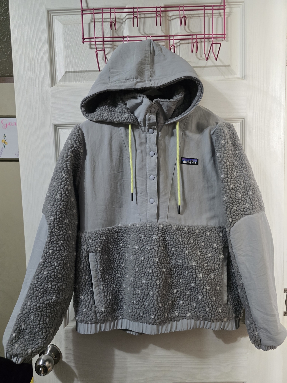 Patagonia Shelled Retro-X Fleece Pullover | Salt Grey | Womens Small